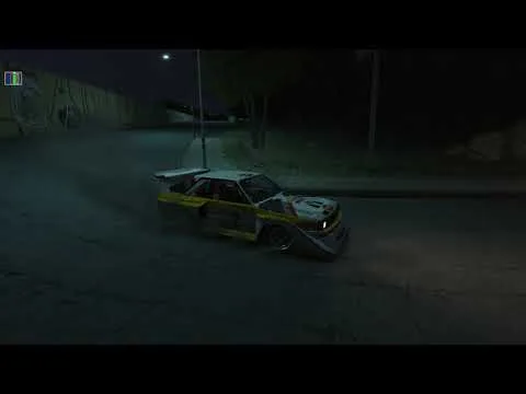 Assetto Corsa Audi Quattro S1 E2 pas de frein à main ? pas de problème, coup d’embrayage !