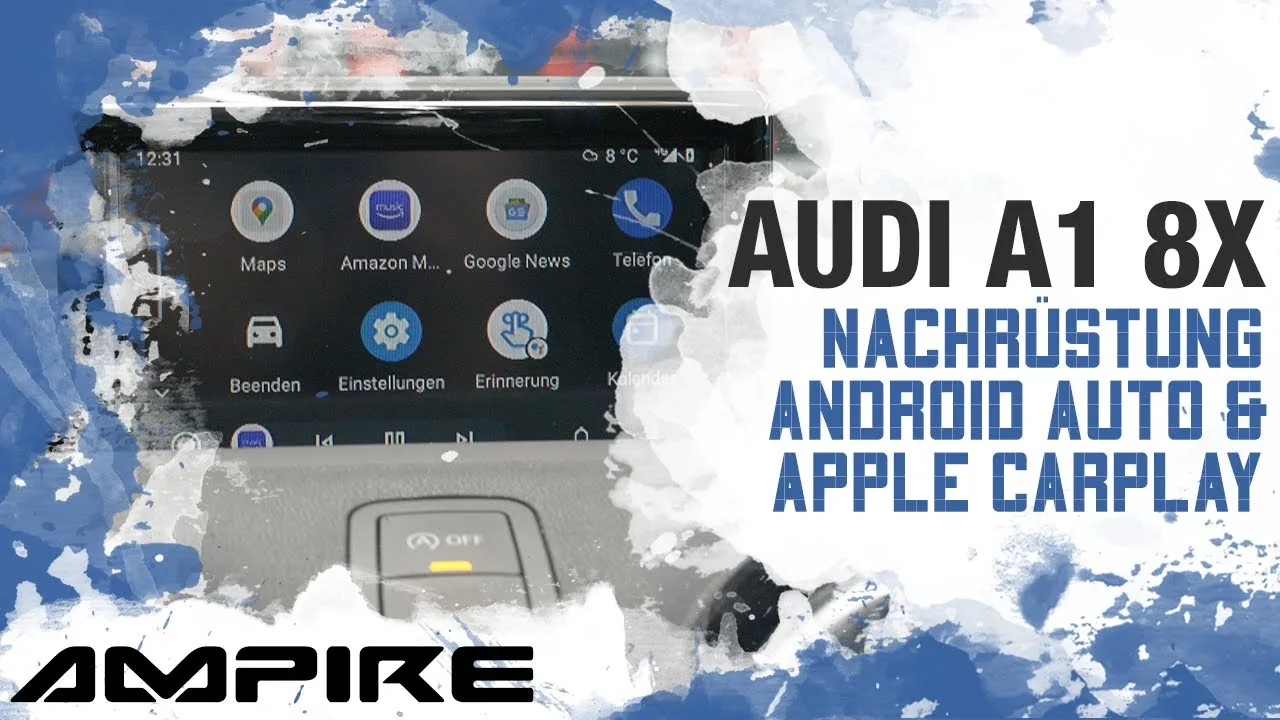 Apple Carplay et Android Auto Retrofit dans l’Audi A1 (8X)