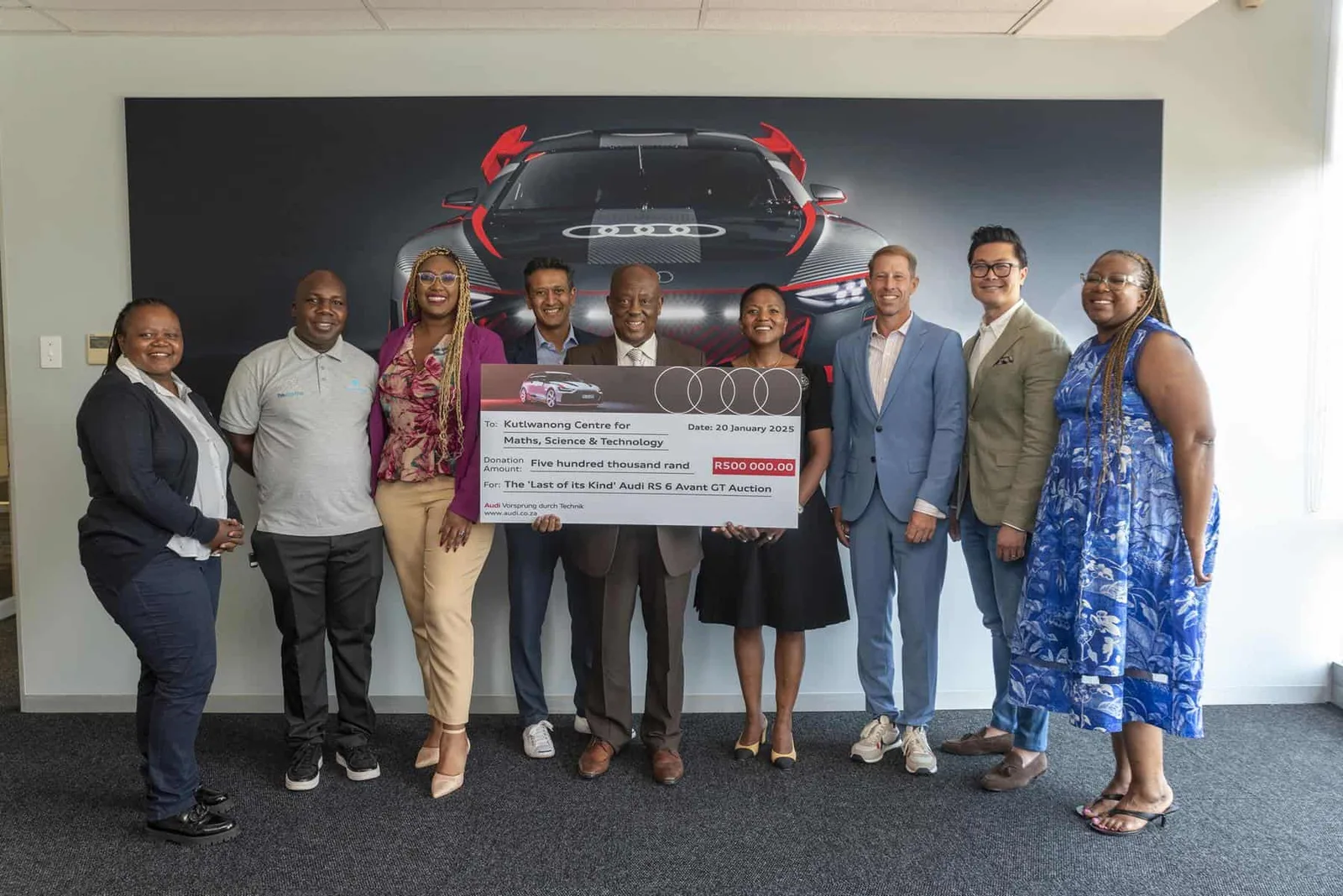 Audi soutient l’éducation STEM avec un don de R500 000