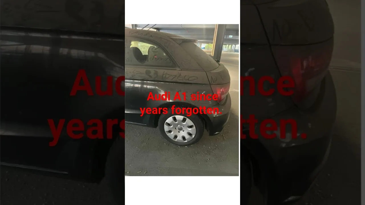 This Audi A1 is parked since more than 5 years, no one knows why…