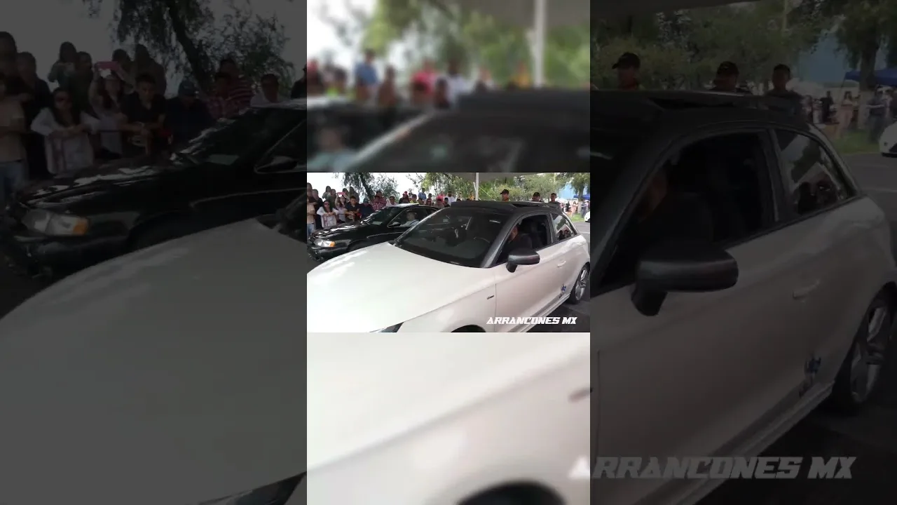 Audi A1 vs Nissan Lucino #arrancones