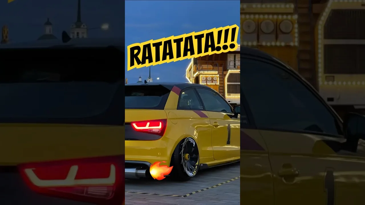 Audi A1 JDM style exhaust🔥🔥🔥