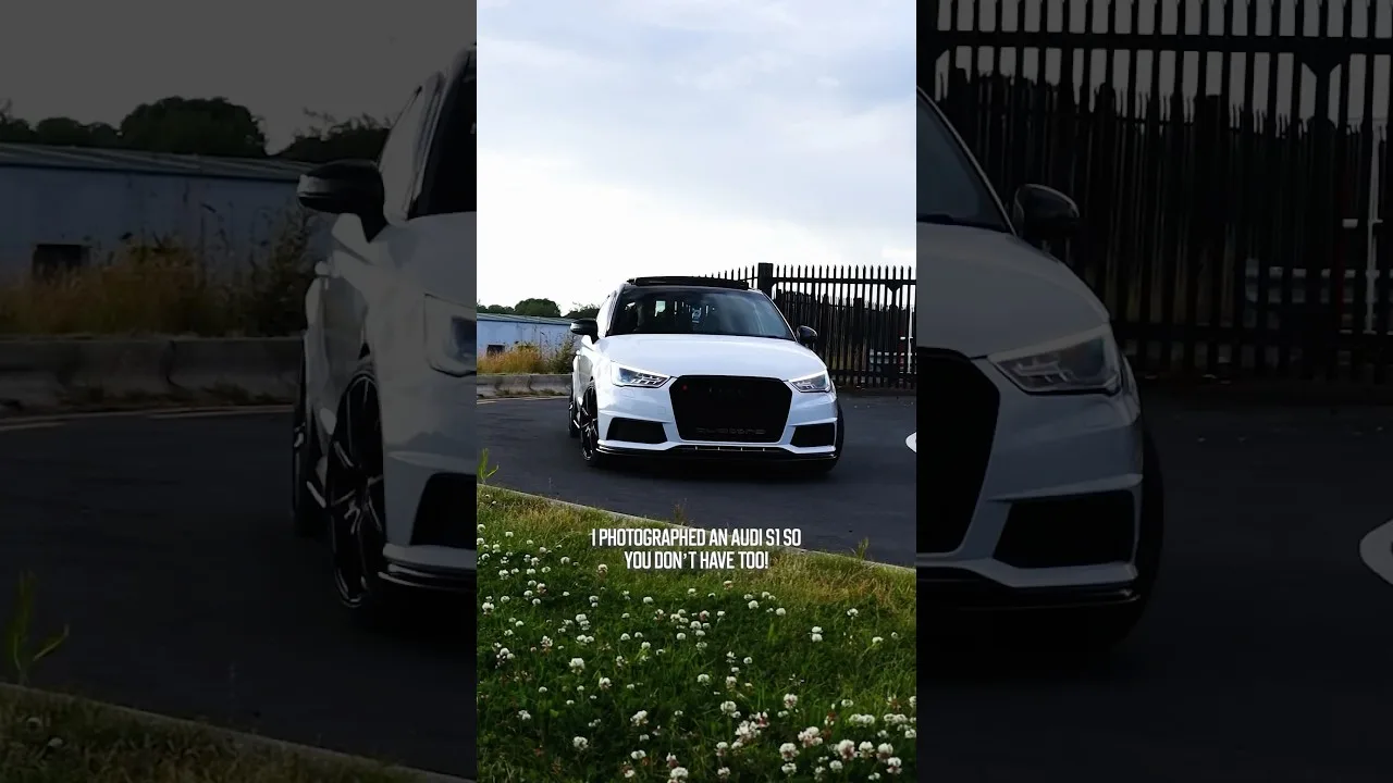 Photographier une Audi S1, donc vous n’en avez pas trop ! #youtubeshorts #automobile #photographie