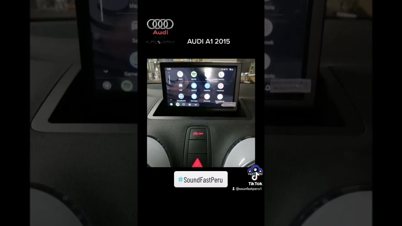 Upgrade Audi A1 2015 #SoundFastPeru #upgrade #multimedia #Audi #A1 #Carplay #androidauto