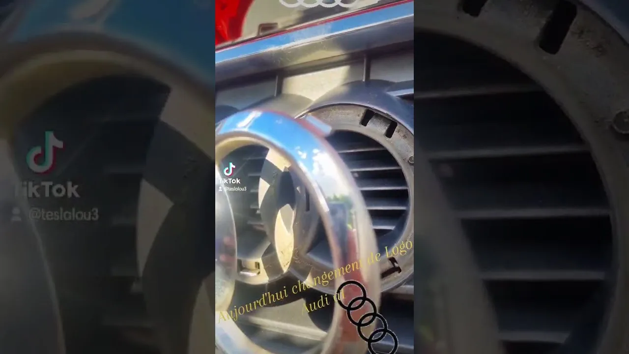 changement de Logo audi A1 #audia1 #aliexpress
