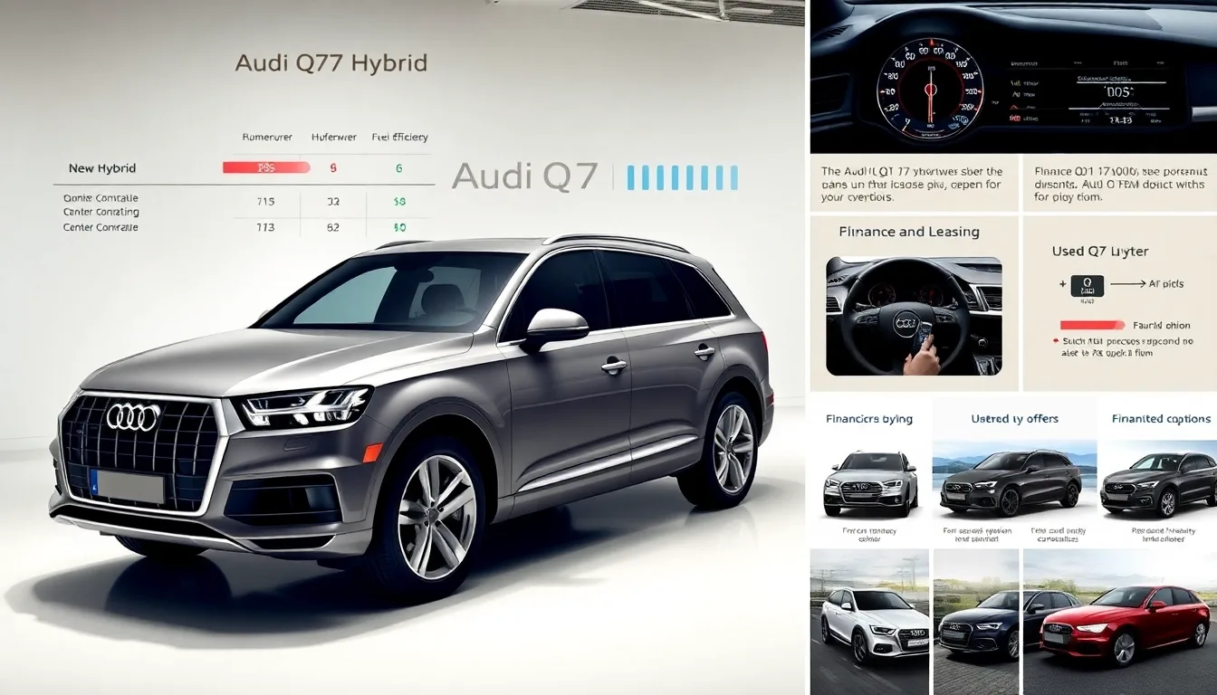 Découvrez l’Audi Q7 Hybride : Prix, Caractéristiques et Offres Exceptionnelles