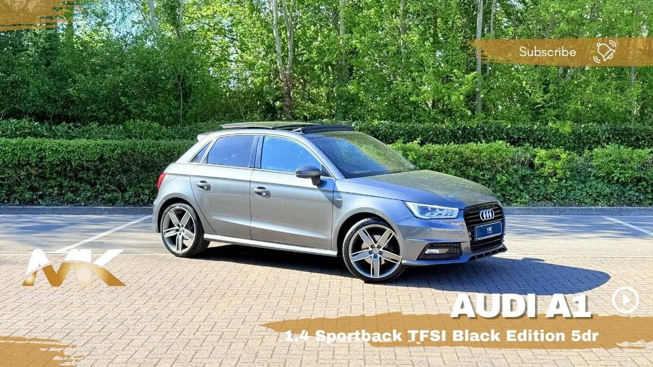Superbe: Audi A1 1.4 Sportback TFSI Black Edition 5DR 148 BHP
