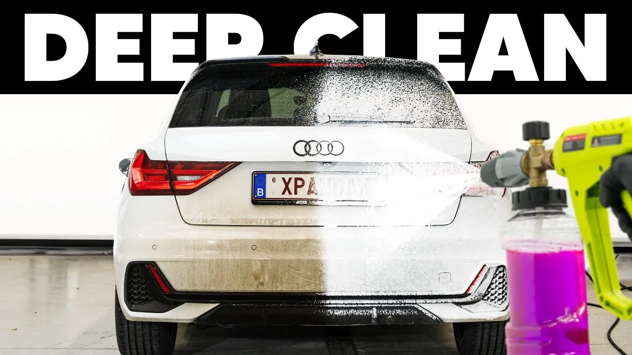 Premier lavage sale de l’Audi A1 – Nettoyage extérieur en profondeur – ASMR