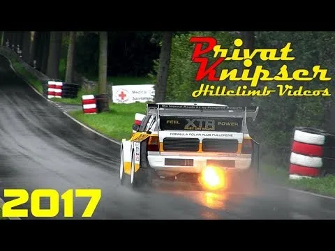 Monstre des montagnes McLaren MP4 Audi S1 ​​​​Maserati Lancia BMW Z4 Skoda WRC // Hillclimb Osnabrück 2017