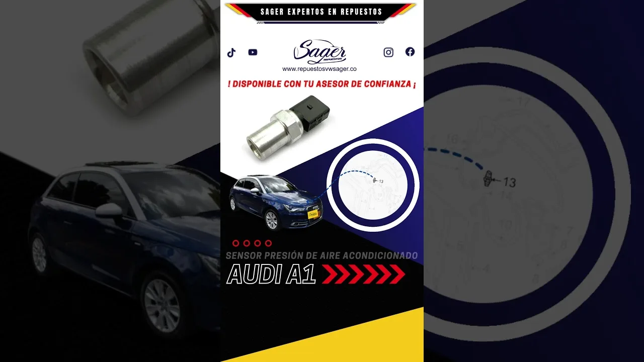Capteur Audi A1 / Pression d’air