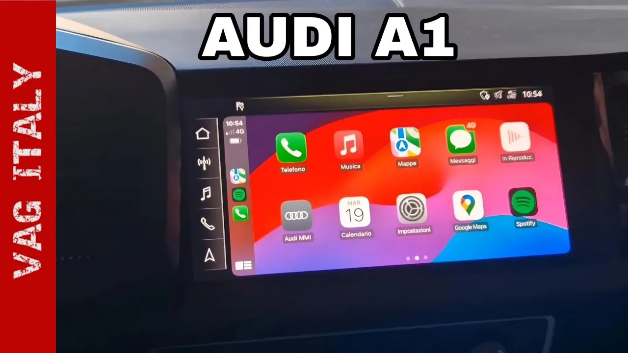 Activation d’Apple CarPlay Wireless sur Audi A1 avec système multimédia MIB 2 Plus (MH2p)