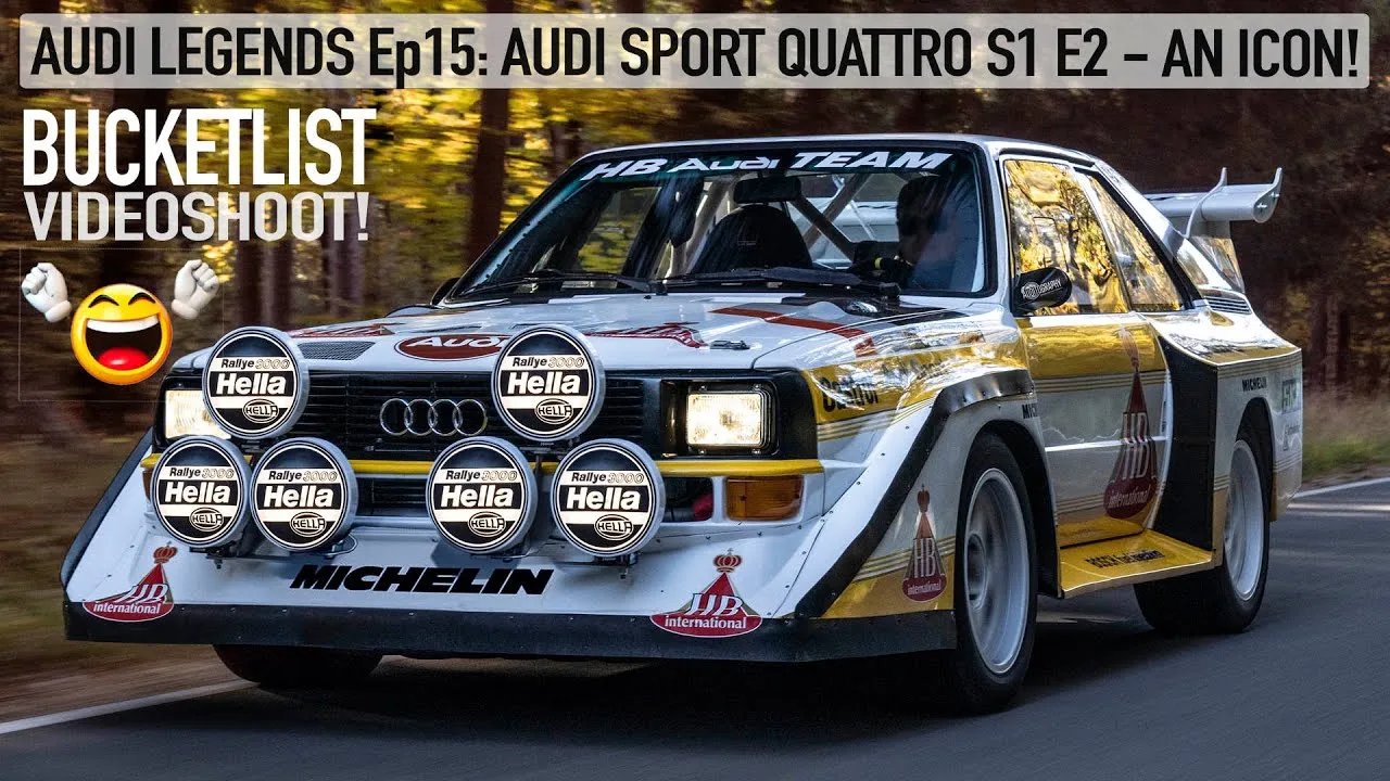 La Légende : AUDI SPORT QUATTRO S1 E2 – Bucketlist Audi – Bête cracheuse de feu