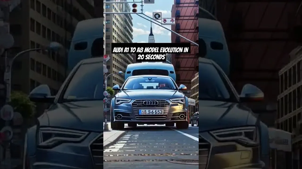 Audi A1 TO A8 MODEL Evolution #audi #evolution #viral #trending #ytshorts