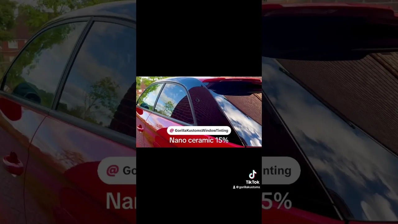 Une Audi S1 ​​2015 avec Nano céramique 15% installée par @gorillakustoms