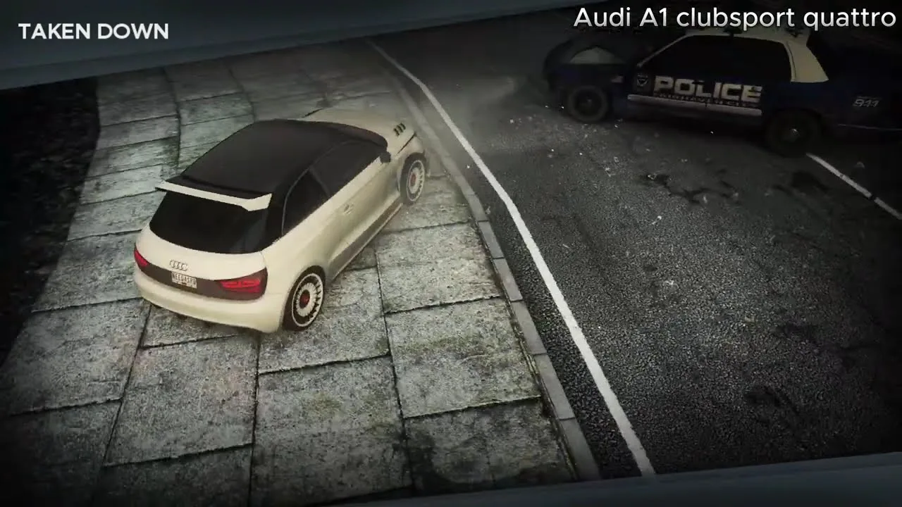 Need for Speed: Most Wanted (2012) – Audi A1 Clubsport Quattro – Toutes les courses Gold