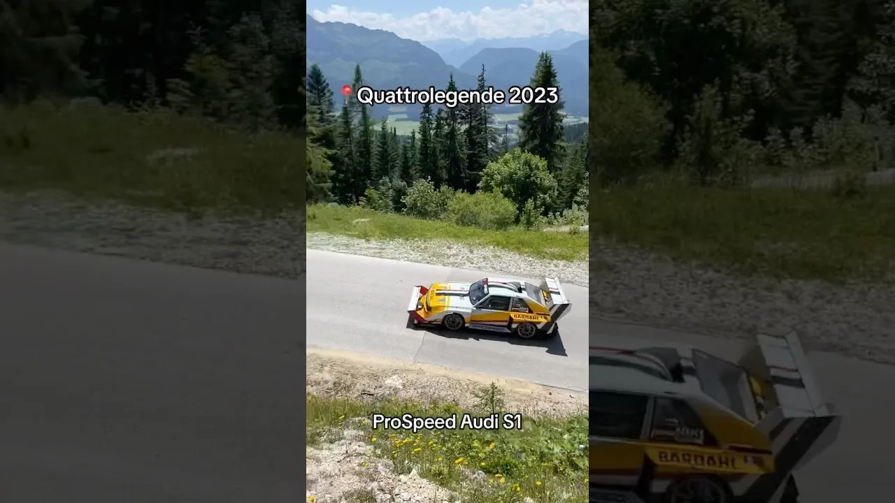 Niki Zlatkov Audi S1 Quattrolegende 2023 #audi #quattro #audis1 #rally #5zylinder #5cylinder