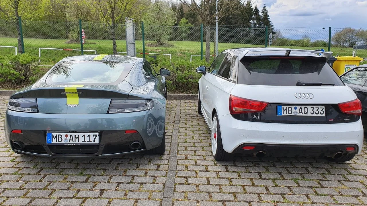 Il offre son Aston Martin Vantage AMR et son Audi A1 !
