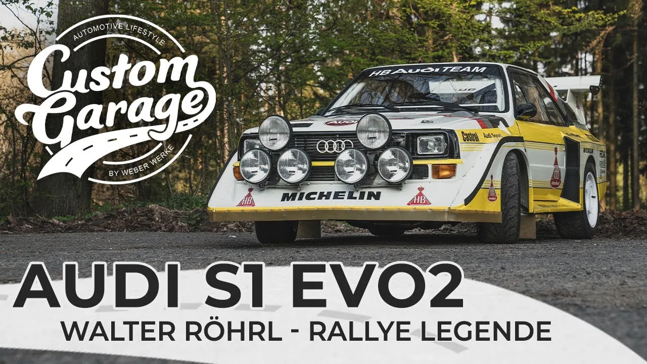 Audi S1 ​​​​EVO 2 – Sur les traces de Walter Röhrl – Rally Legend – Custom Garage