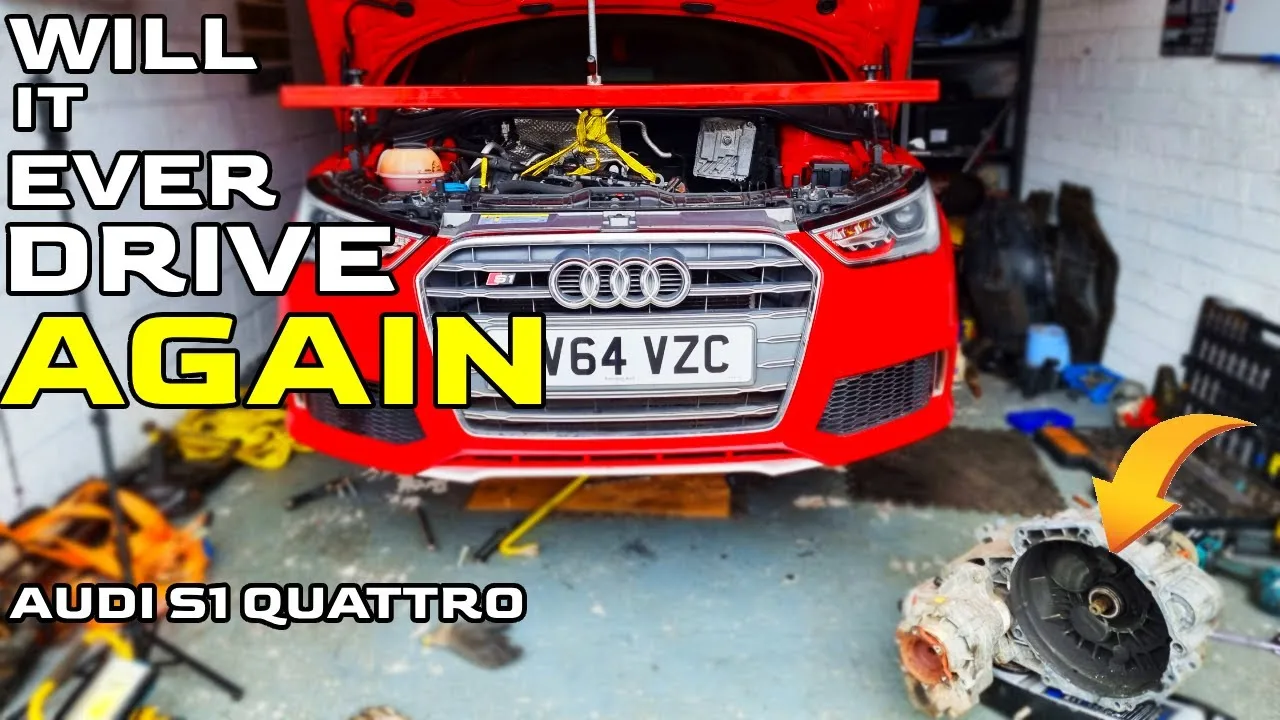 Sauvez des milliers ! Remplacement de l’embrayage de l’Audi S1 ​​sur supports Axel, à la maison !