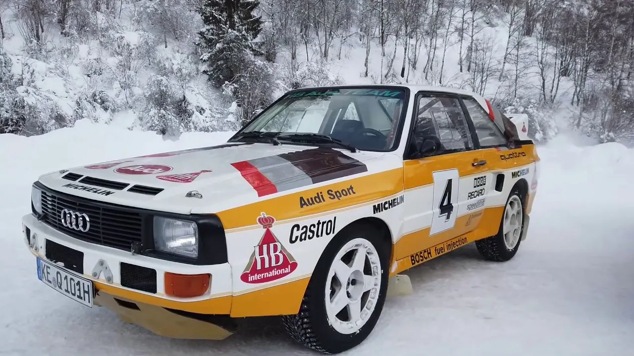AUDI SPORT QUATTRO S1 E1 QUER sur glace et neige / drift / entraînement de conduite hivernale 2019