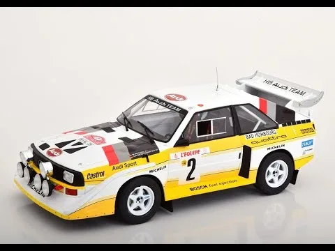 Modelissimo : IXO Audi Sport Quattro S1 1986 Rallye Mont Carlo 1/18