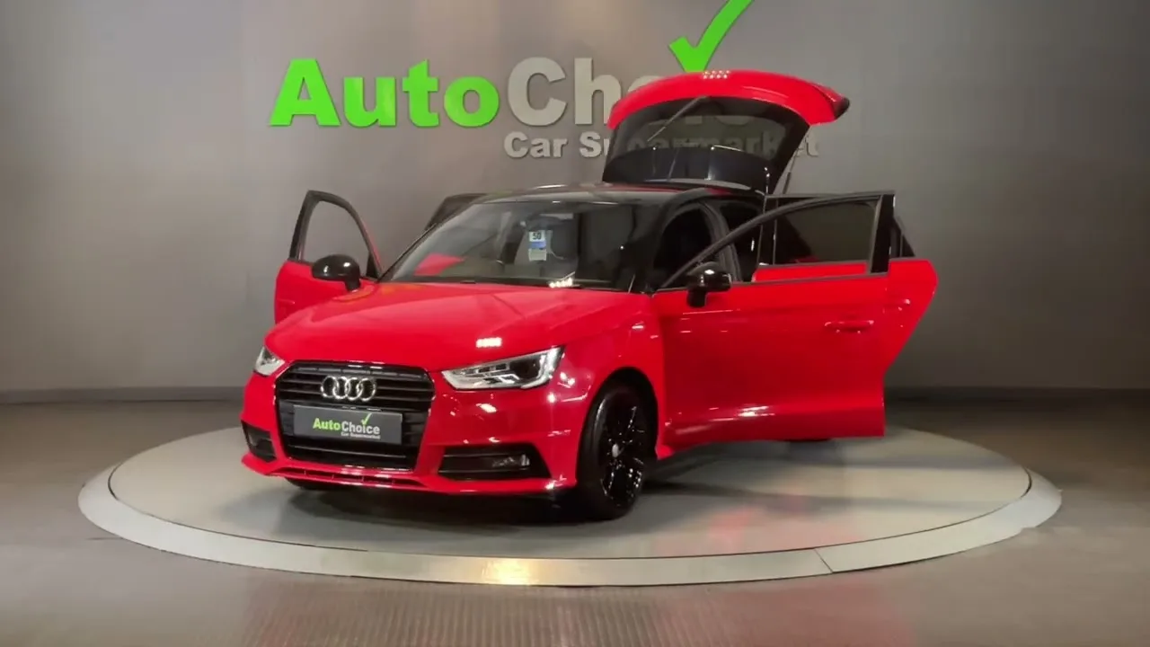 Audi a1 in red