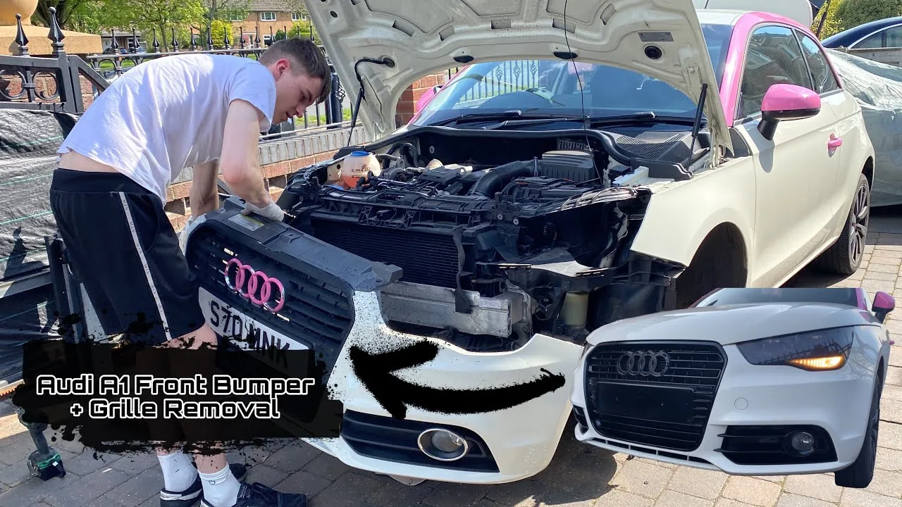 Retrait du pare-chocs avant et de la calandre | Audi A1 (8X)
