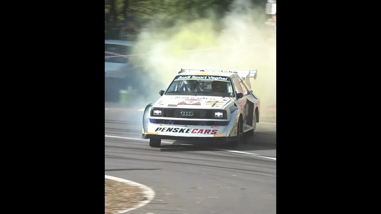 Crazy Audi S1 sideway at Rallylegend 2024