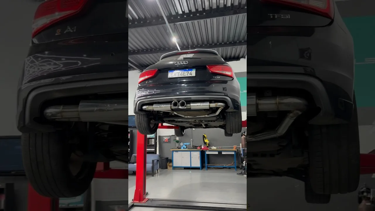 Fizemos um escapamento exclusivo para Audi A1! #shorts #audi #audia1