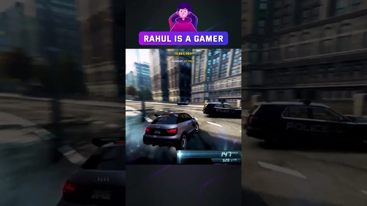 Audi A1 Clubsport Quattro Poursuite policière | NFS les plus recherchés #needforspeed #rahulisagamer #gaming #audi
