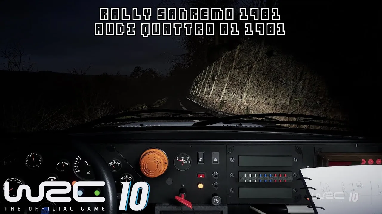 WRC 10 – Rally Sanremo 1981 – Audi Four A1 1981 – 5: 22: 000