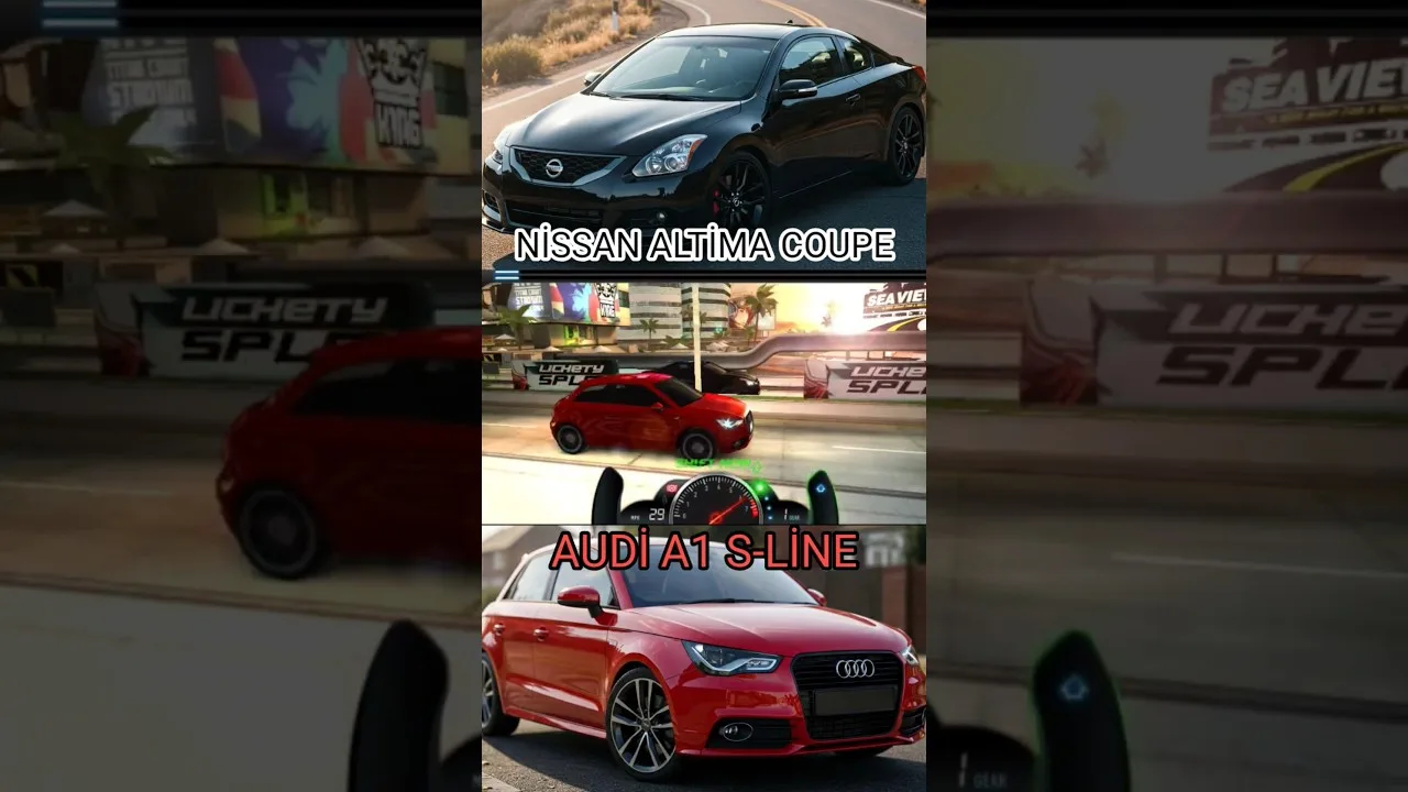 AUDİ A1 S-LİNE  VS NİSSAN ALTİMA COUPE | CSR RACİNG
