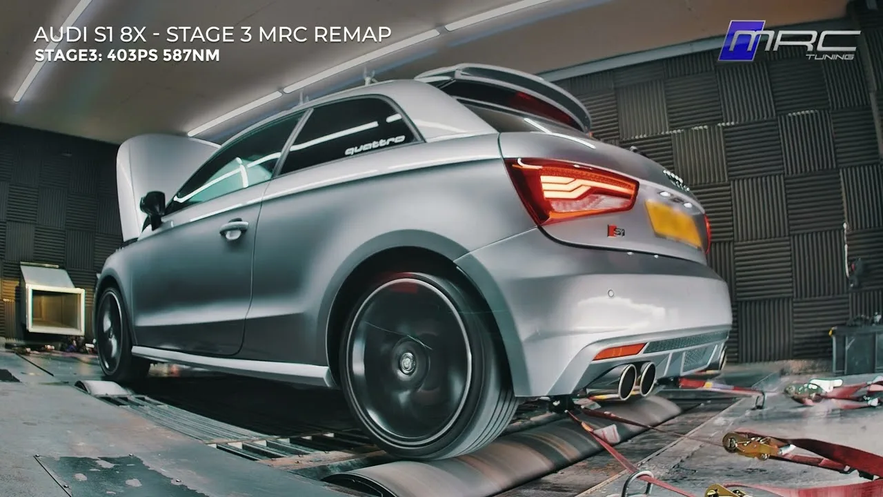 Audi S1 ​​8x 403PS – MRC Stage 3 + 172PS + 217NM