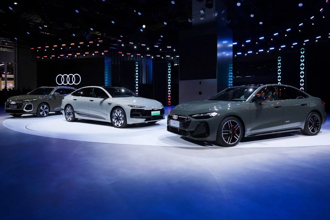 Audi présente ses nouveaux modèles au Salon de l’automobile de Shanghai