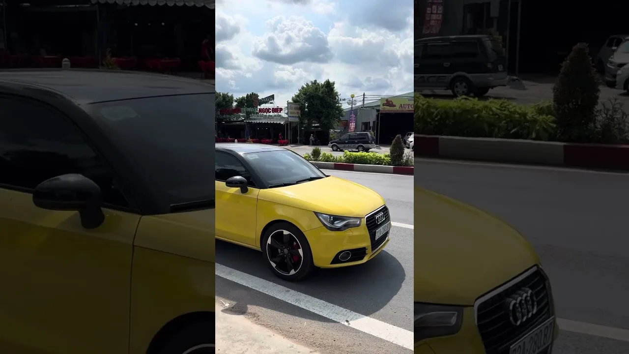ESSAI AUDI A1 2 PORTES IMPORTÉ EN BELGE SEULEMENT 300 MILLIONS POUR OBTENIR LA VOITURE POUR DETTE INCLUSE 5,5l/100 arbres 1.4 turbo