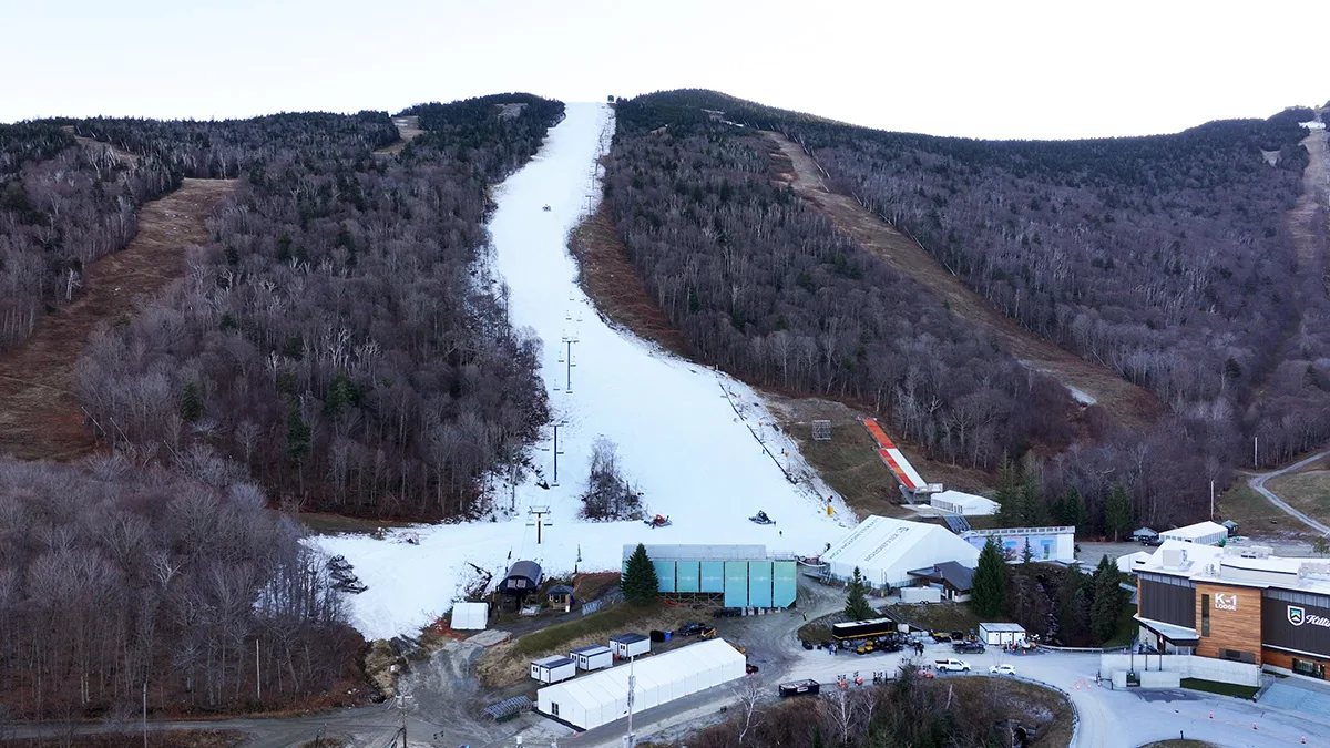 Killington reçoit un contrôle positif de la neige pour la course de Coupe du monde de ski Audi FIS, du 30 novembre au 30 décembre. 1