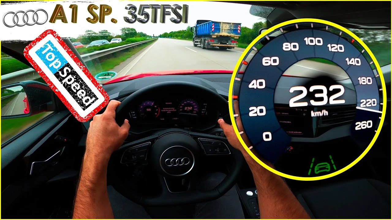 AUDI A1 SPORTBACK 35 TFSI MOD SPORT DRIVE POUR AVOIR UNE VITESSE MAXIMALE