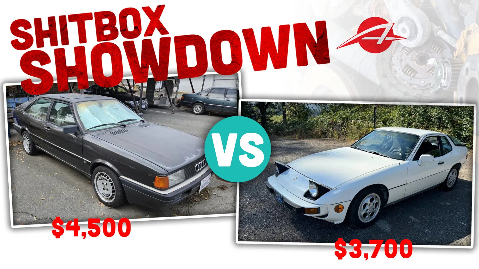 Coupés Yuppie délavés : Audi Coupé GT 1986 contre Porsche 924S 1987