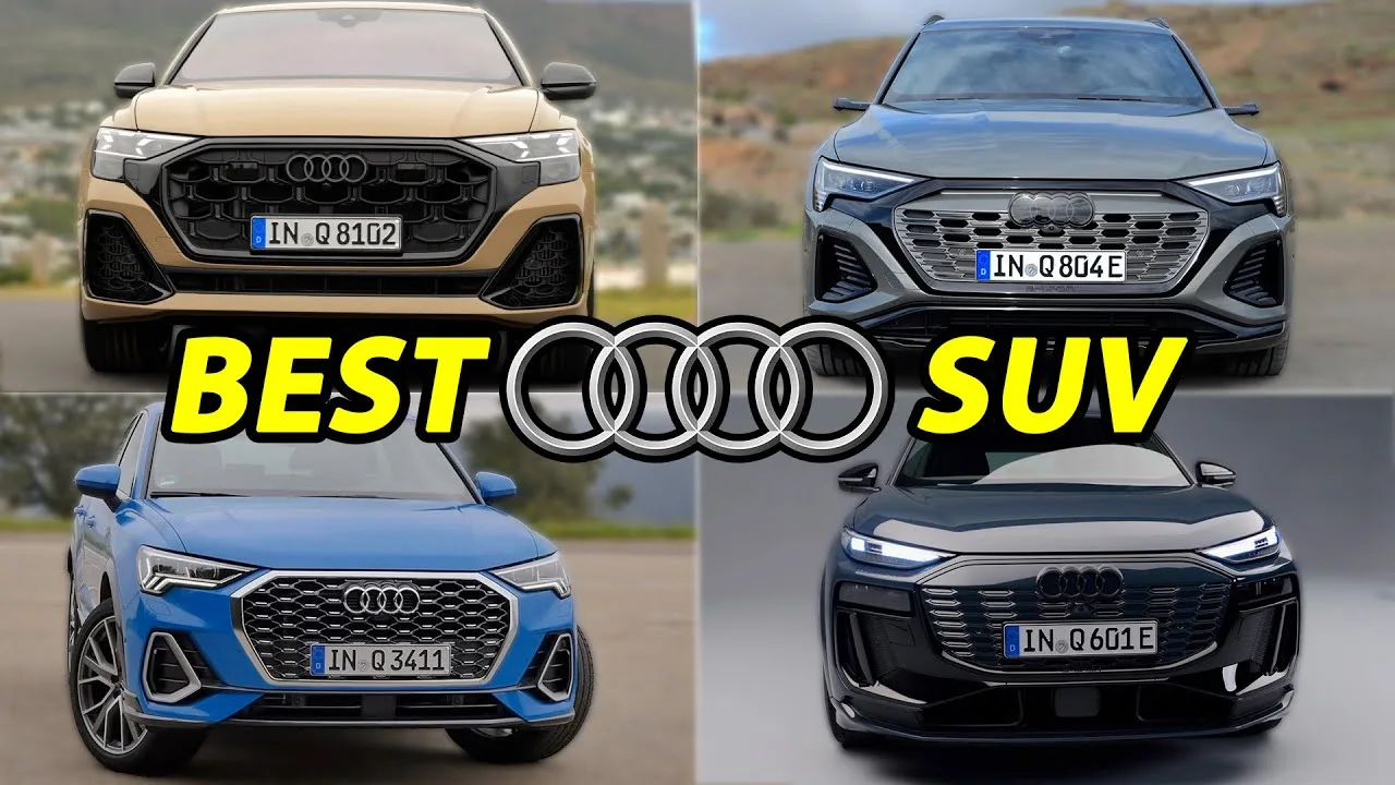 Comparaison des meilleurs SUV Audi Q2 vs Q3 vs Q4 vs Q5 vs Q6 vs Q7 vs Q8 vs Q8 e-tron