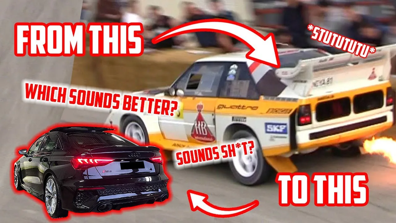 Le légendaire 5 cylindres d’Audi aujourd’hui! De l’urquattro S1 à cela.