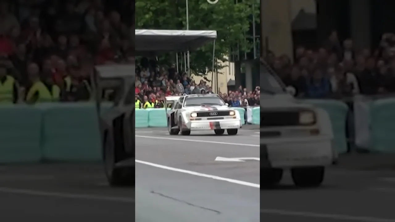 Audi S1 ​​Quattro – Walter Röhrl 🔊 # Röhrl #Audi #quattro #pikespeak #hillclimb #shorts