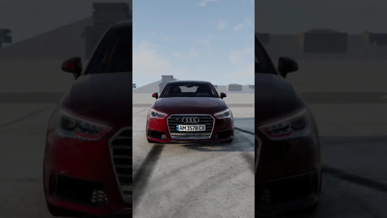 Audi S1-BeamNg Drive (# 2341) #Automobile #beamngDrive
