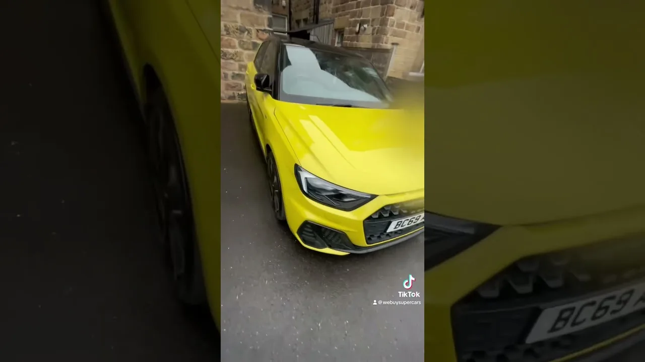 Collecting the bumblebee edition Audi A1 S line in an environmentally friendly way