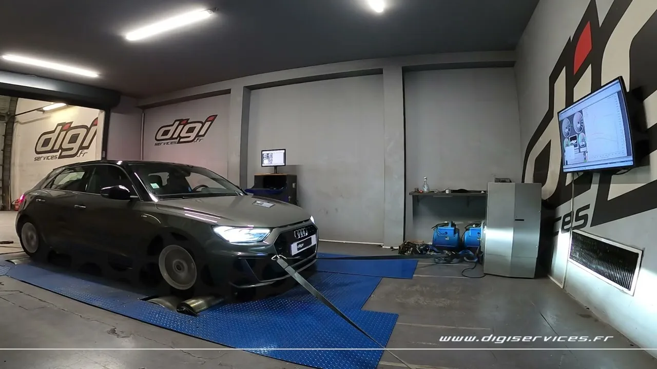 Audi A1 25 TFSI 95cv Reprogrammation Moteur @ 127cv Digiservices Paris 77 Dyno