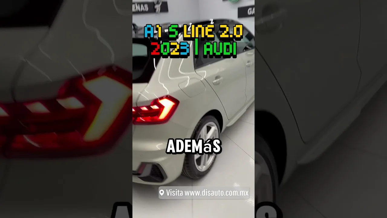 2023 AUDI A1 S LINE SPORTBACK 2.0 TURBO | Unidad Seminueva e Impecable | Súper Precio $498,900.0