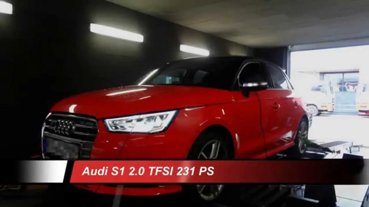 Audi S1 360PS Turboumbau mit EWG-Downpipe und individuelle Prüfstandsabstimmung by Siemoneit Racing