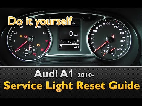Réinitialisation de la durée de vie de l’huile d’entretien du voyant de service Audi A1