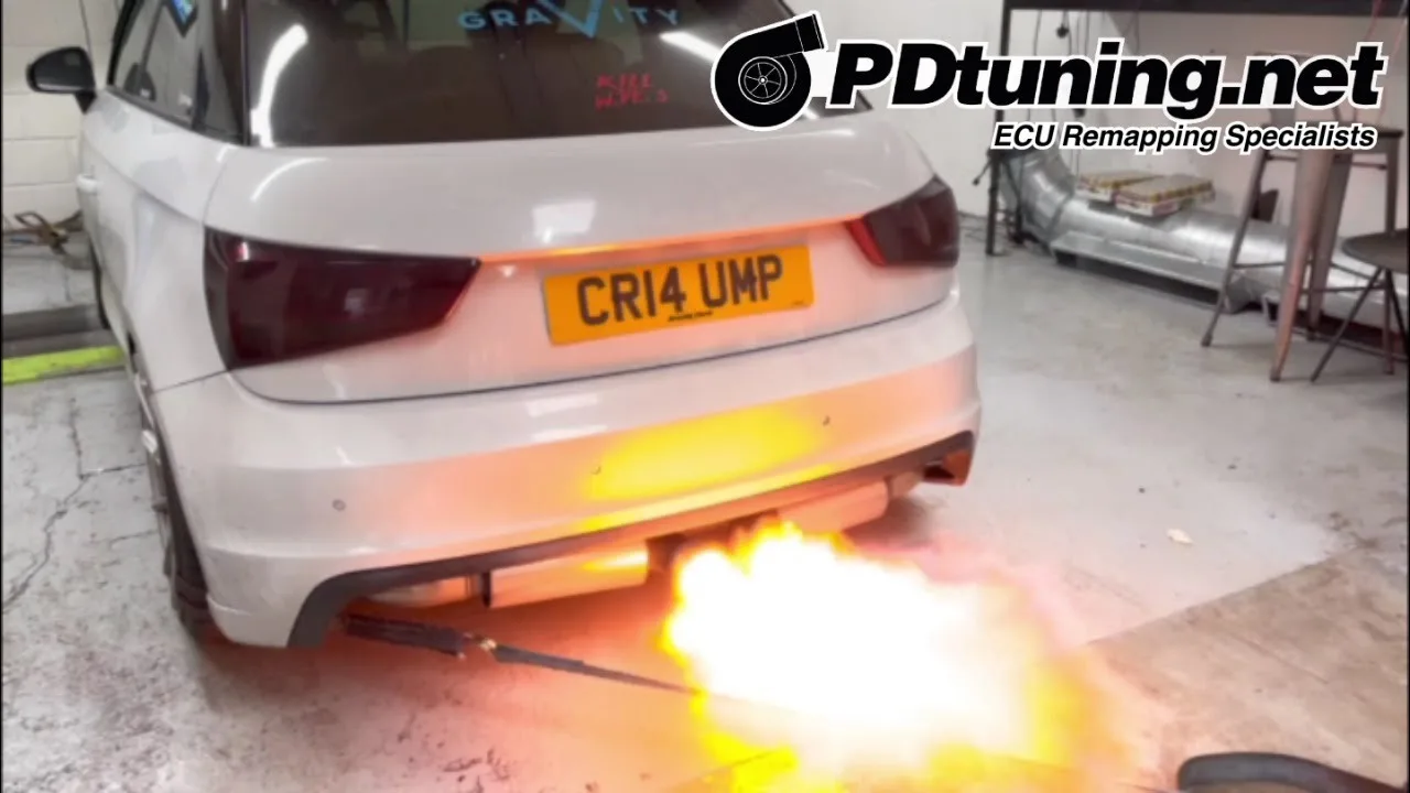 Audi A1 1.4TFSI – Stage 2 + Pops and Bangs + Hardcut + Flammes !!