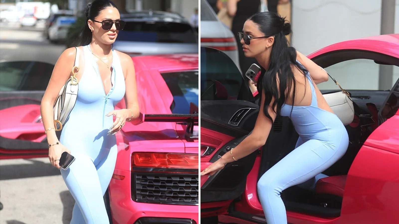 Camilla Araujo affiche une nouvelle Audi rose tout en faisant du shopping dans Sexy ShapeWear – TMZ