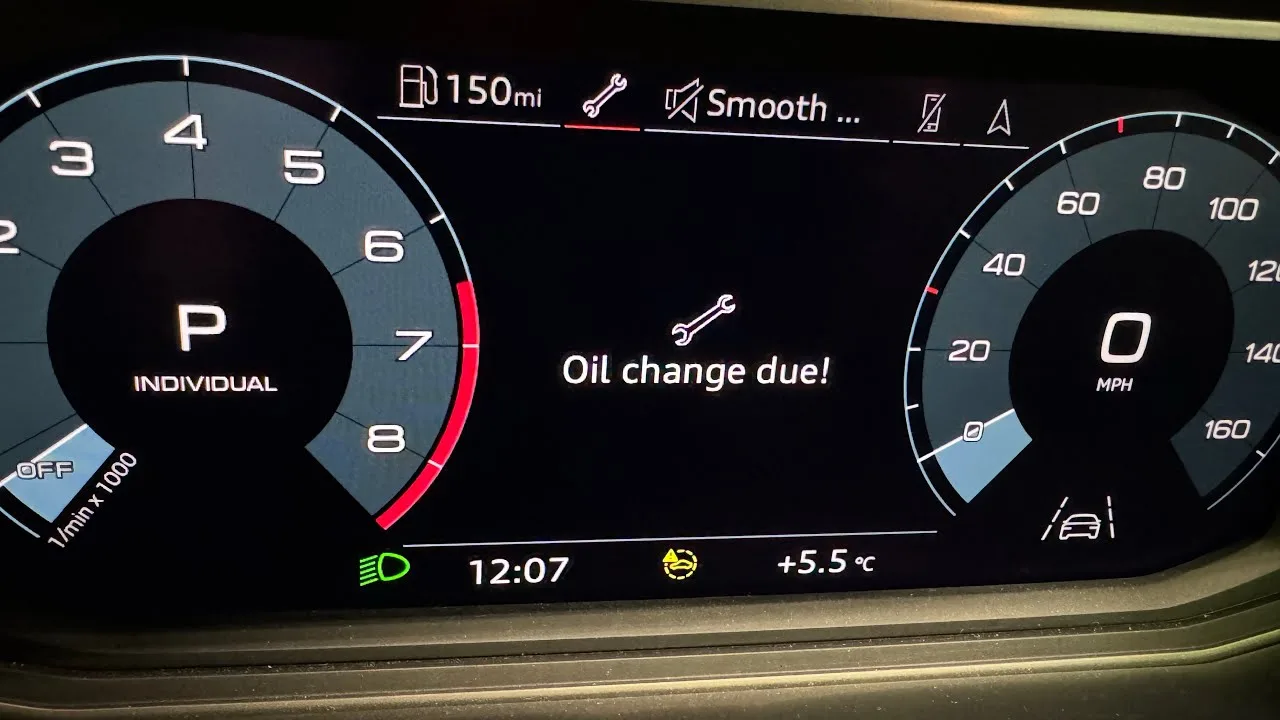 Réinitialisation du voyant de service Audi A1